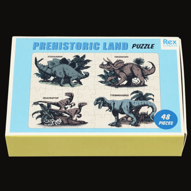 Rex London Matchbox jigsaw puzzle (48 pieces) - Prehistoric Land Fashion