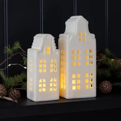 Rex London Matt ceramic LED decoration - Large house Best