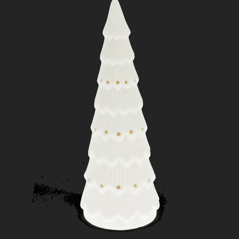 Rex London Matt ceramic LED decoration - Large Christmas tree Sale