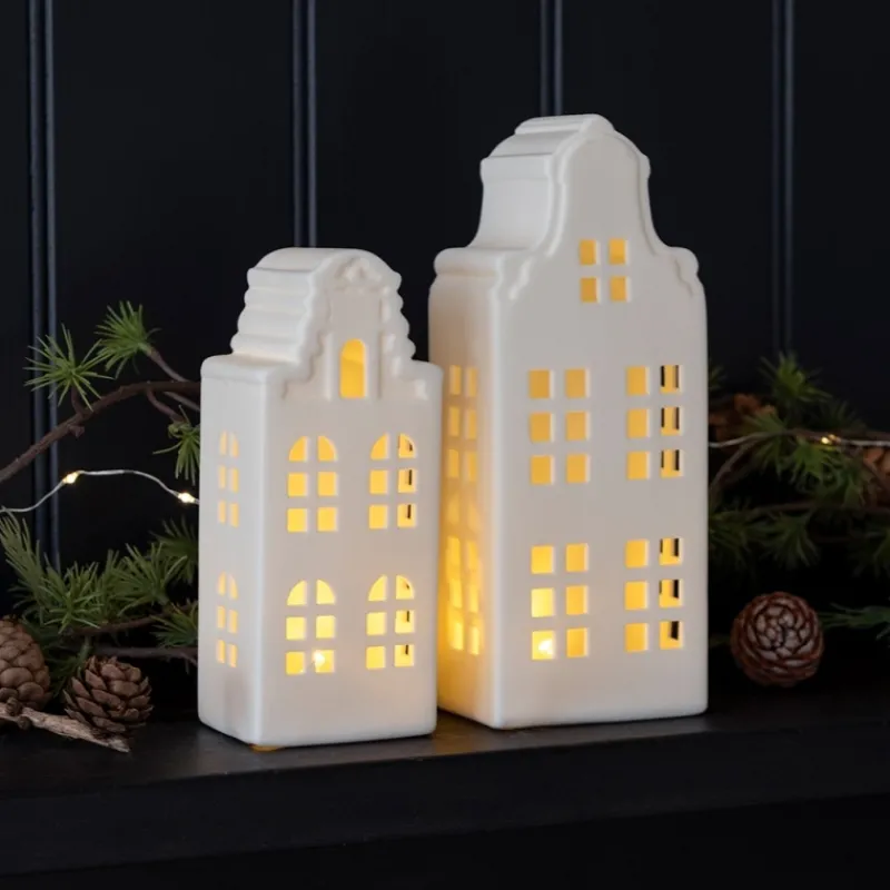 Rex London Matt ceramic LED decoration - Medium house Sale