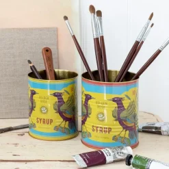 Rex London Medium storage tins (set of 2) - GOLDEN ROSE SYRUP Outlet