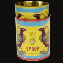 Rex London Medium storage tins (set of 2) - GOLDEN ROSE SYRUP Outlet