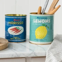 Rex London Medium storage tins (set of 2) - LEMONS & HARISSA New