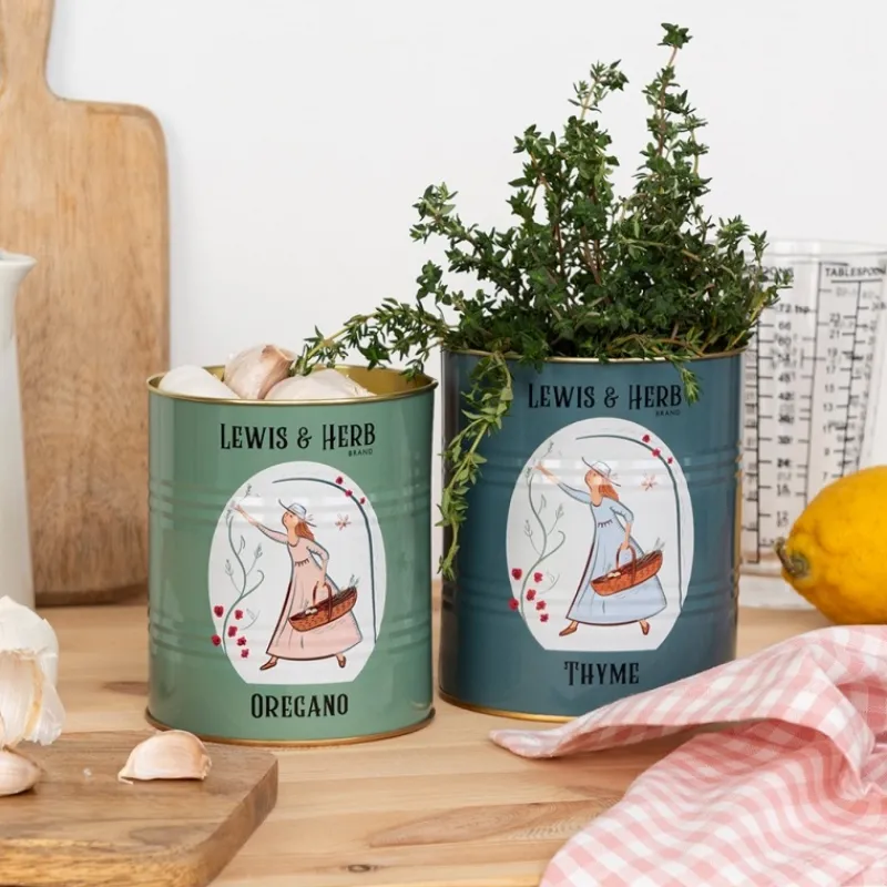 Rex London Medium storage tins (set of 2) - Lewis and Herb New