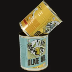 Rex London Medium storage tins (set of 2) - OLIVE OIL New