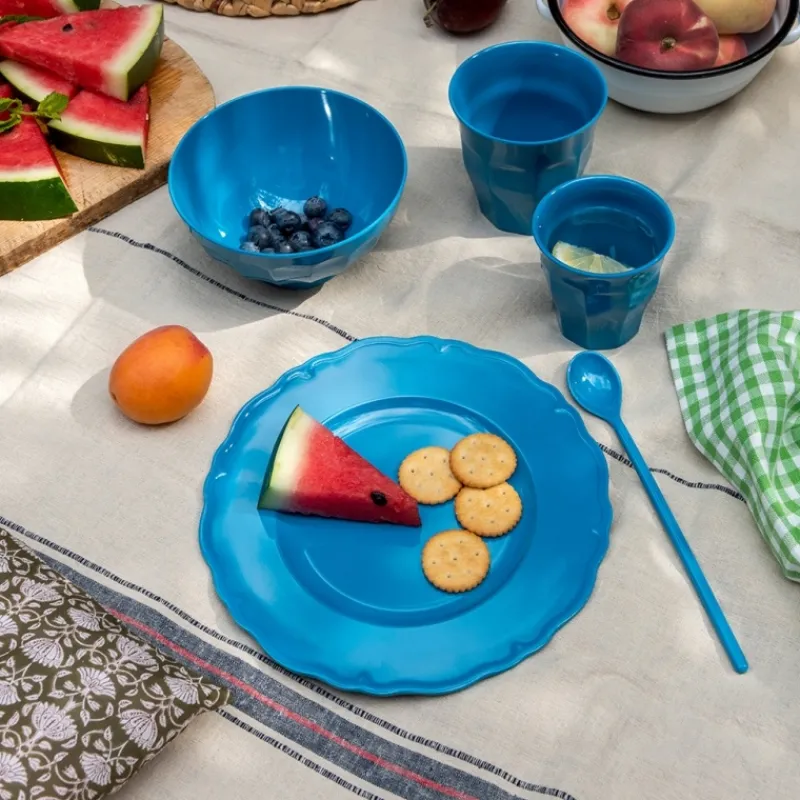 Rex London Melamine beaker (150ml) - Petrol blue New