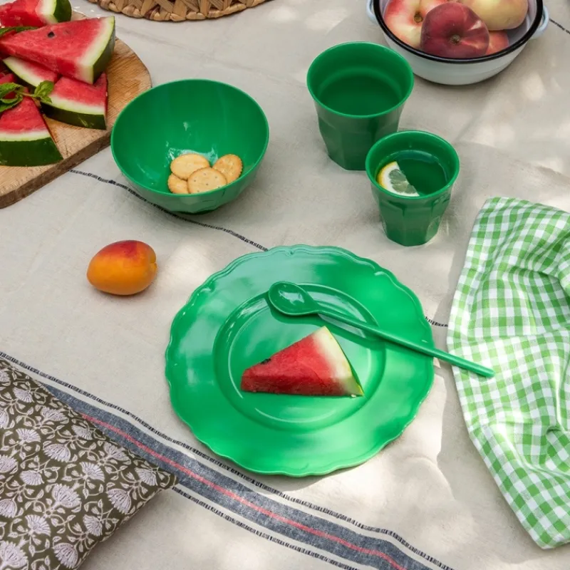 Rex London Melamine long-handled spoon - Bright green New