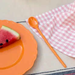 Rex London Melamine long-handled spoon - Orange Clearance