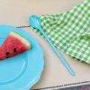 Rex London Melamine long-handled spoon - Pale blue Discount