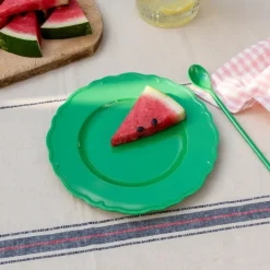 Rex London Melamine plate (20cm) - Bright green Hot