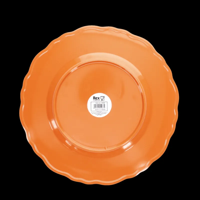Rex London Melamine plate (20cm) - Orange Clearance