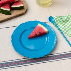 Rex London Melamine plate (20cm) - Petrol blue New