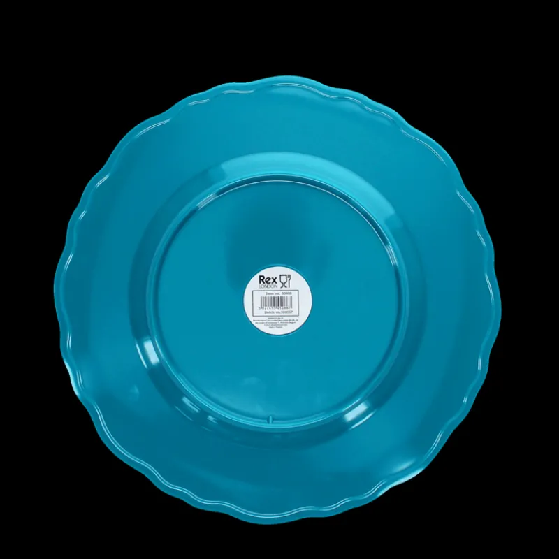 Rex London Melamine plate (20cm) - Petrol blue New