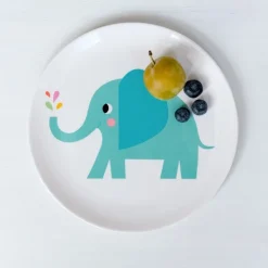 Rex London Melamine plate - Elvis the Elephant Hot