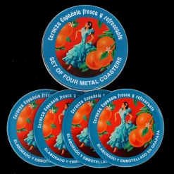 Rex London Metal coasters (set of 4) - Cerveza Espanola Online