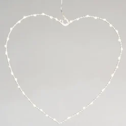 Rex London Metal heart LED light - 30cm New