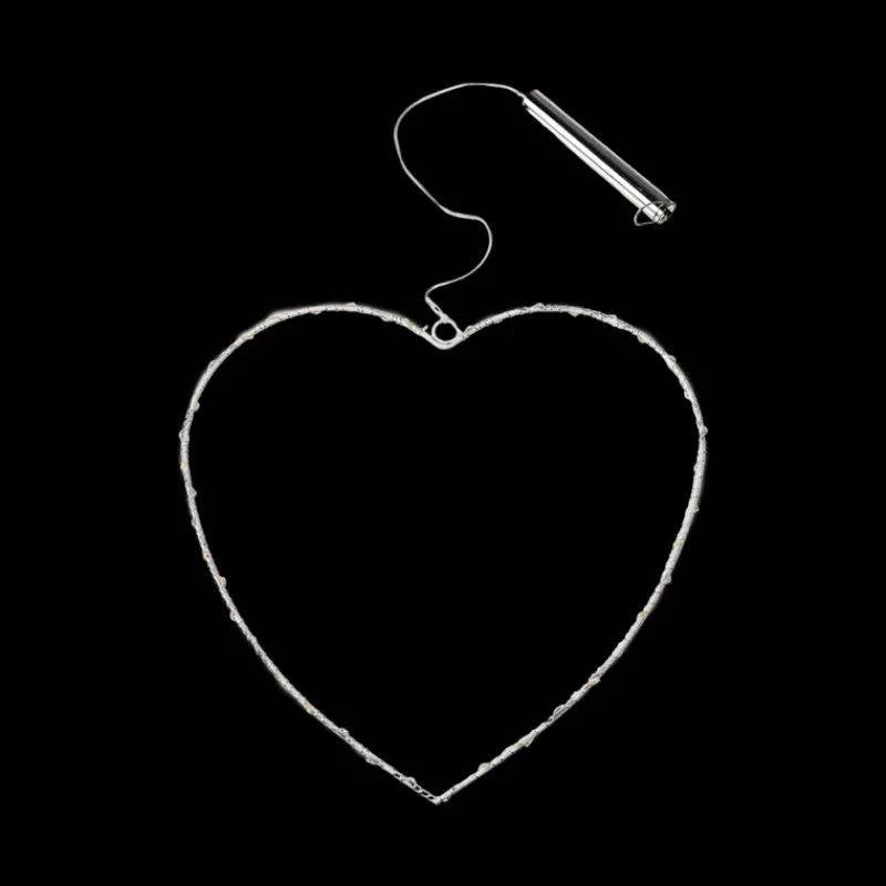 Rex London Metal heart LED light - 14cm Online