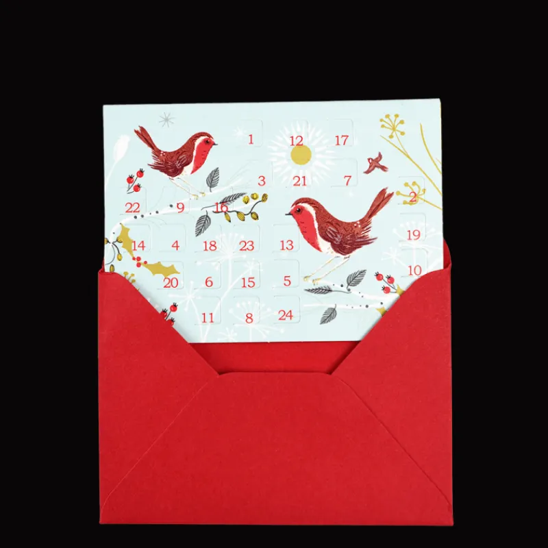 Rex London Miniature advent calendar Christmas card - Winter Walk Discount