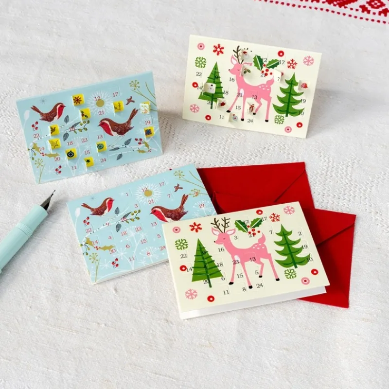 Rex London Miniature advent calendar Christmas card - Winter Walk Discount