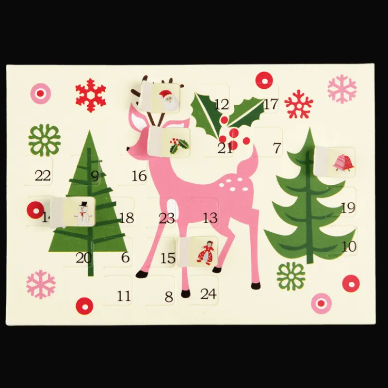 Rex London Miniature advent calendar Christmas card - 50s Christmas Outlet