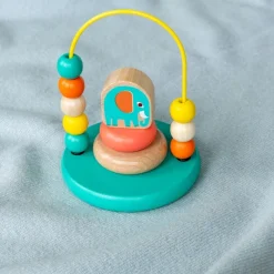 Rex London Mini bead loop and stacker wooden toy - Wild Wonders Sale
