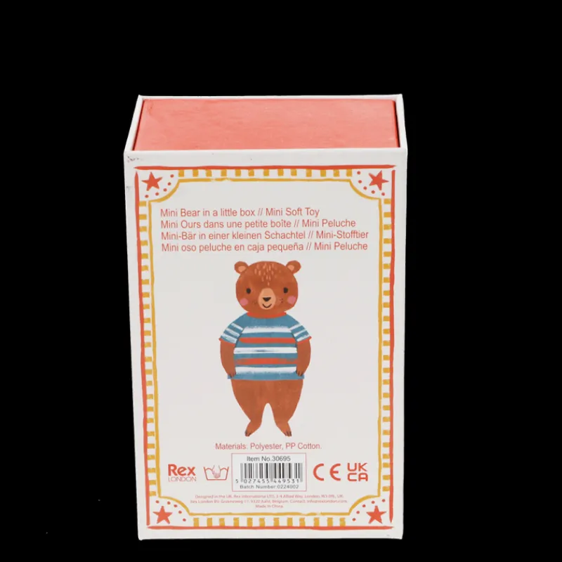 Rex London Mini Bear in a Little Box - soft toy Best