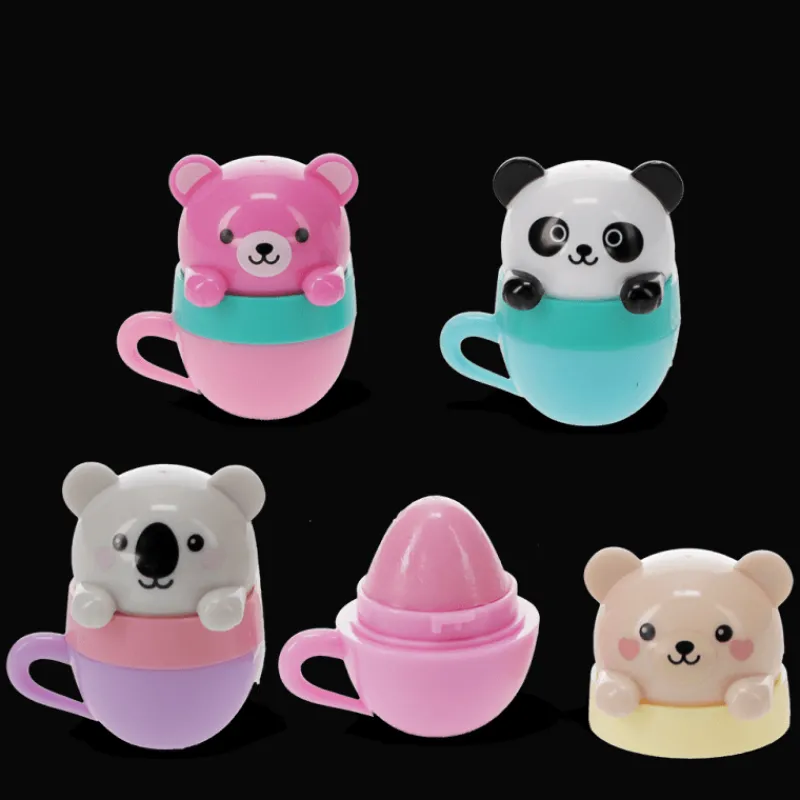 Rex London Mini berry scented lip balm (assorted) - Teacup animal friends Fashion