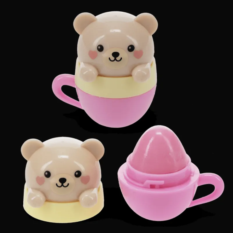 Rex London Mini berry scented lip balm (assorted) - Teacup animal friends Fashion