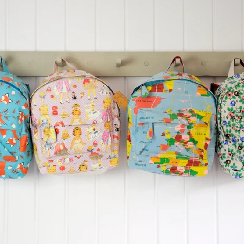 Rex London Mini children's backpack - World Map New