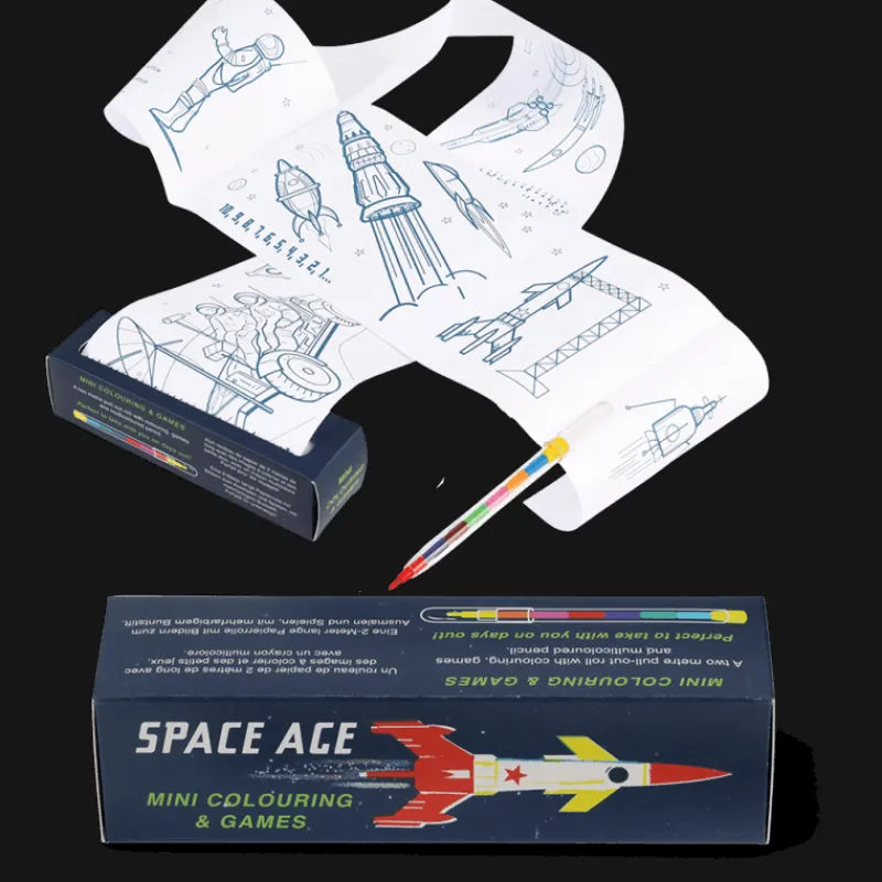 Rex London Mini colouring and games - Space Age Clearance