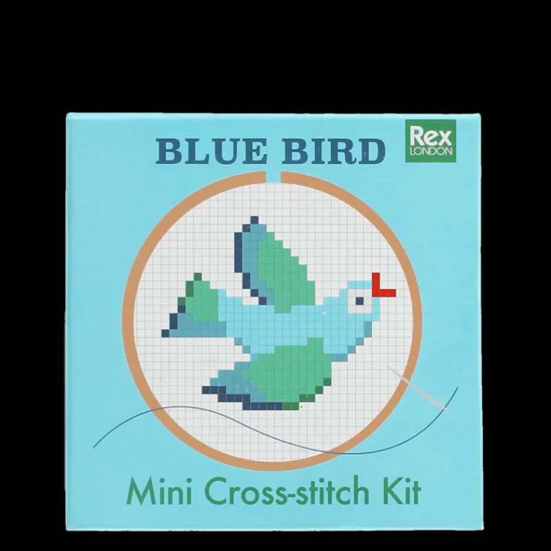 Rex London Mini cross-stitch kit - Blue bird Fashion