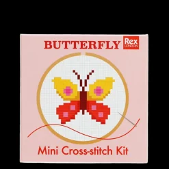 Rex London Mini cross-stitch kit - Butterfly Online