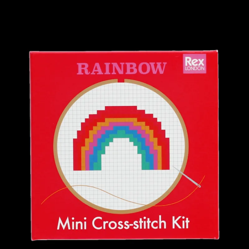 Rex London Mini cross-stitch kit - Rainbow Best