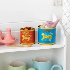 Rex London Mini storage tins (set of 2) - LEOPARD Clearance