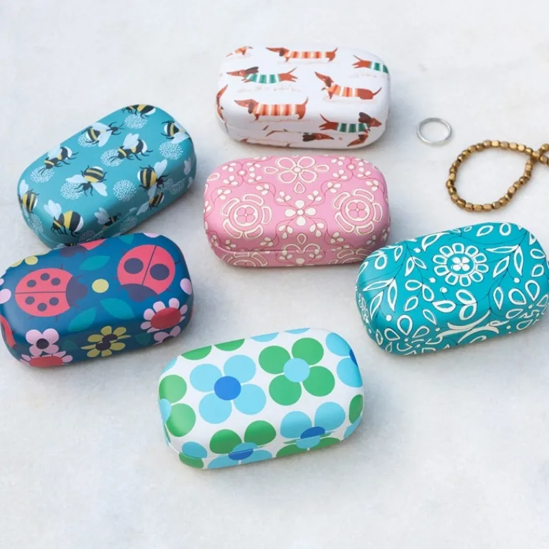 Rex London Mini travel case - Blue and green Daisy Online