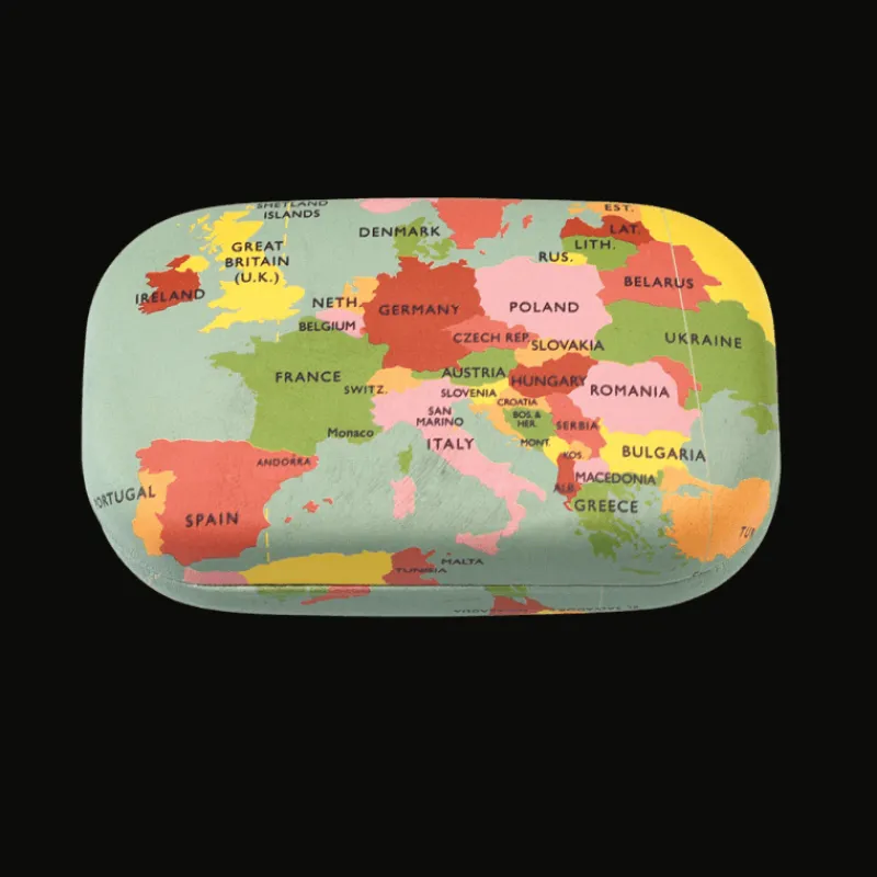 Rex London Mini travel case - World Map Outlet