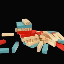 Rex London Mini wooden topple tower - Wild Bear Discount