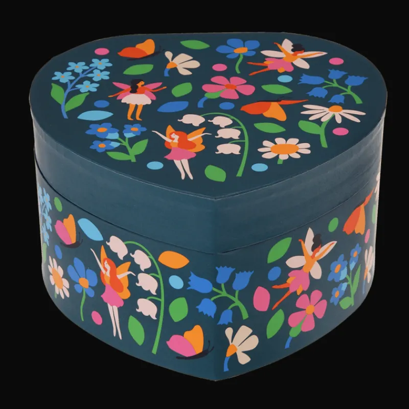 Rex London Musical jewellery box heart-shaped - Fairies in the Garden Online