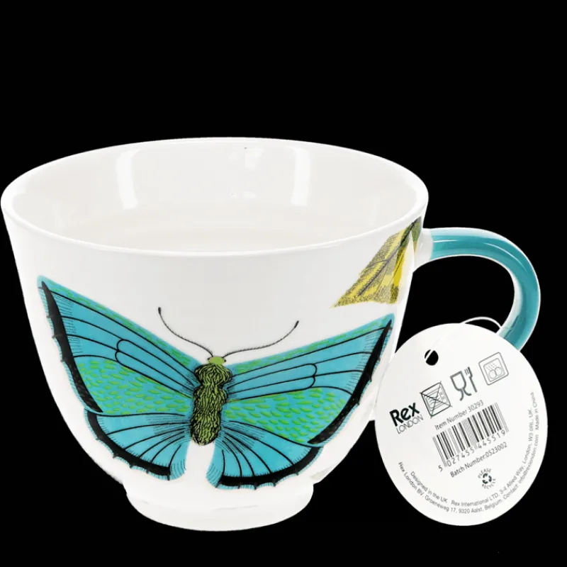 Rex London New bone china mug 550ml - Butterfly Outlet