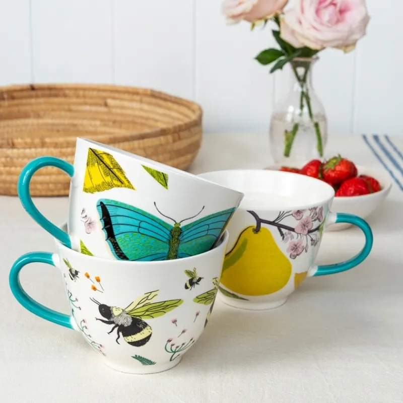 Rex London New bone china mug 550ml - Butterfly Outlet