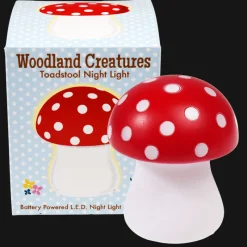 Rex London Night light - Red toadstool New
