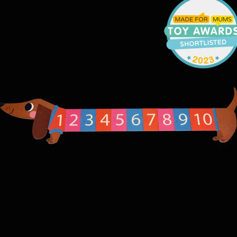 Rex London Number floor puzzle (16 pieces) - Sausage Dog Sale
