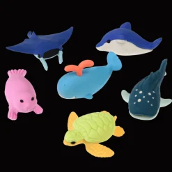 Rex London Ocean animal erasers (set of 6) New