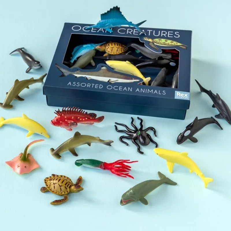 Rex London Ocean animals (box of 16) Hot