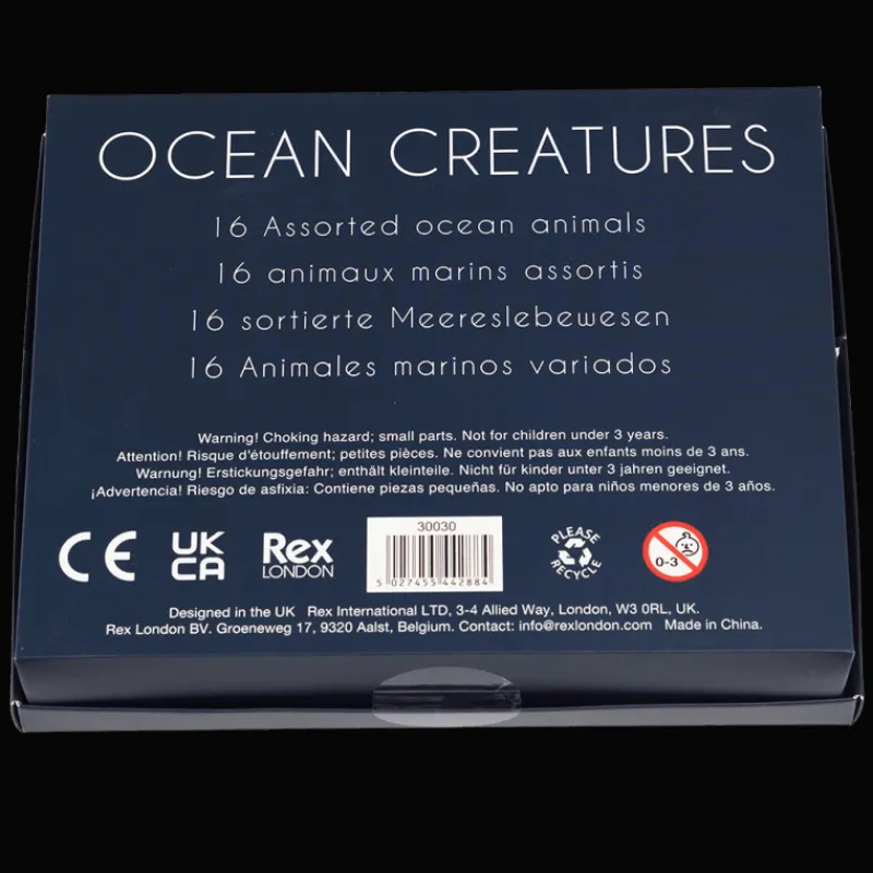 Rex London Ocean animals (box of 16) Hot