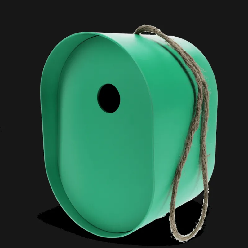 Rex London Oval bamboo fibre birdhouse - Green Sale