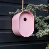 Rex London Oval bamboo fibre birdhouse - Pink Fashion