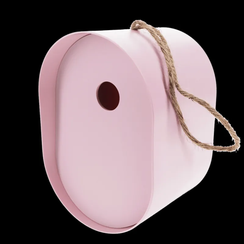 Rex London Oval bamboo fibre birdhouse - Pink Fashion