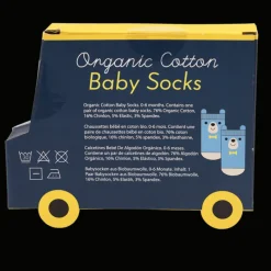 Rex London Pair of baby socks - Blue bear Discount
