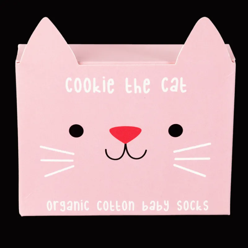 Rex London Pair of baby socks - Cookie the Cat Online